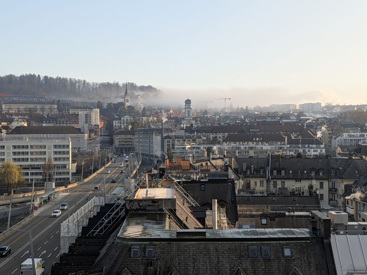 Fog over Höngg
